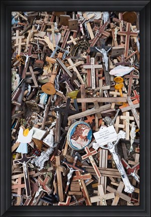 Framed Lithuania, Siauliai, Hill of Crosses, Christianity II Print