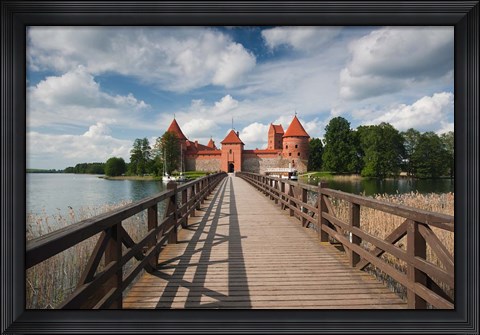 Framed Lithuania, Trakai Historical NP, Island Castle Print
