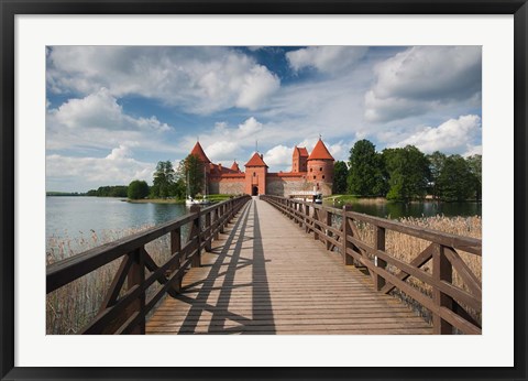 Framed Lithuania, Trakai Historical NP, Island Castle Print