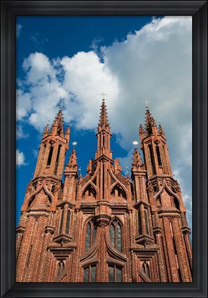 Framed Lithuania, Vilnius, St Anne, Bernardine Churches Print