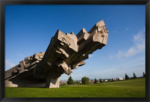 Framed Ninth Fort Monument, Kaunas, Central Lithuania, Lithuania Print