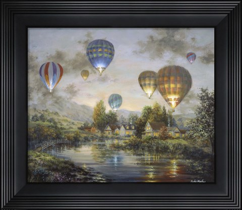 Framed Balloon Glow Print