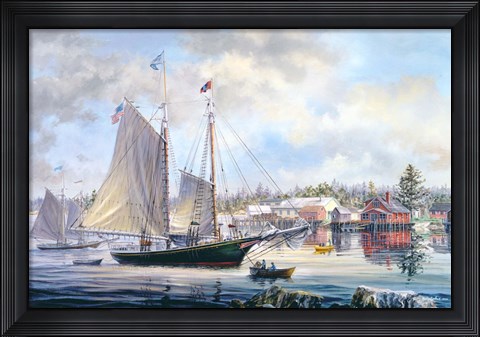 Framed Voyage Preparation Print