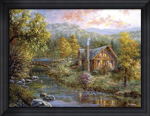 Framed Peaceful Grove Print