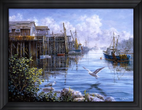 Framed Bird Eye View Print