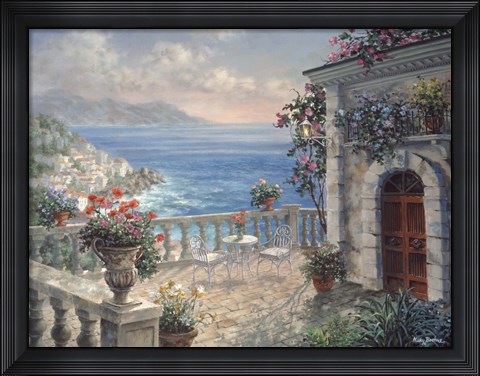 Framed Mediterranean Elegance Print