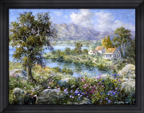 Framed Enchanted Cottage Print