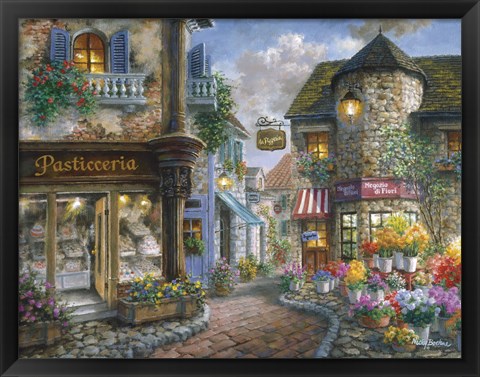 Framed Bello Piazza Print