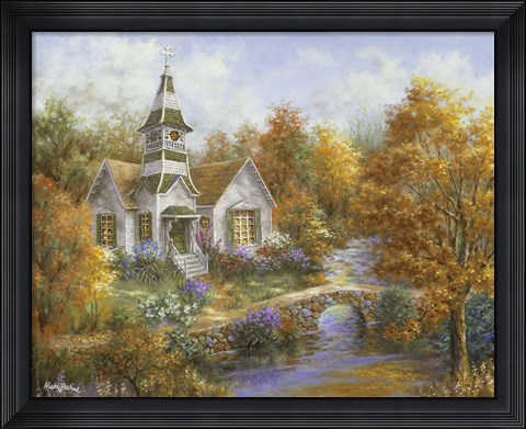Framed Autumn Worship Print