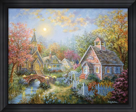 Framed Moral Guidance Print