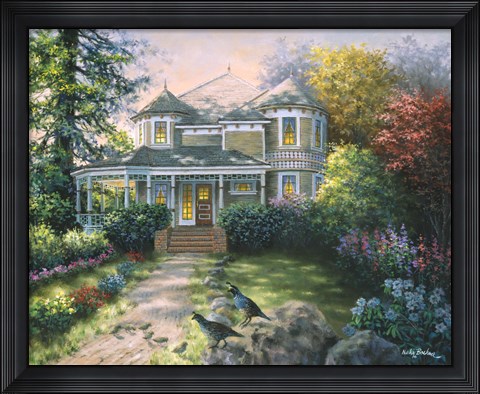 Framed Victorian Interlude Print