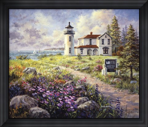 Framed Admirality Head Lighthouse Print
