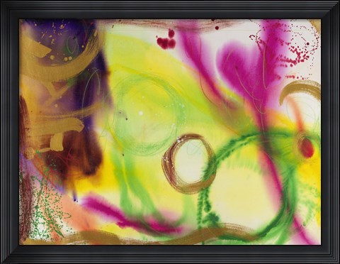 Framed Wind Chimes II Print