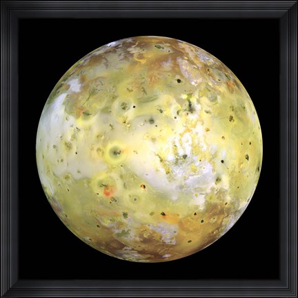 Framed Jupiter&#39;s Moon Lo I Print