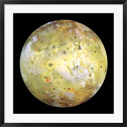 Framed Jupiter&#39;s Moon Lo I Print