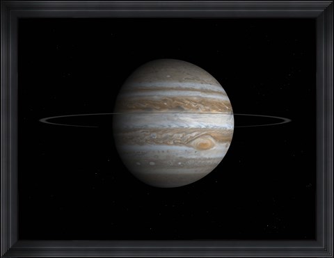 Framed Artist&#39;s Concept of the Planet Jupiter Print