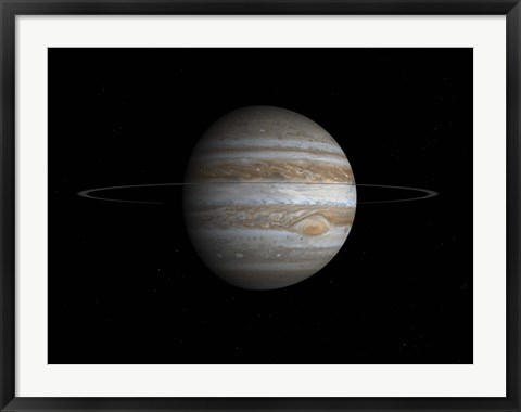 Framed Artist&#39;s Concept of the Planet Jupiter Print