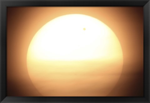 Framed Venus Transiting in front of the Sun I Print