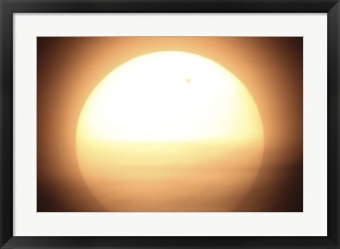 Framed Venus Transiting in front of the Sun I Print