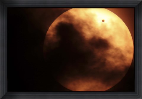 Framed Venus Transiting in front of the Sun II Print