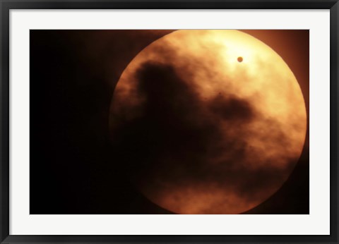 Framed Venus Transiting in front of the Sun II Print