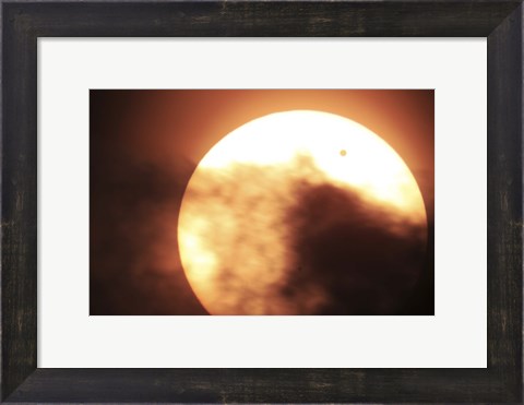 Framed Venus Transiting in front of the Sun III Print