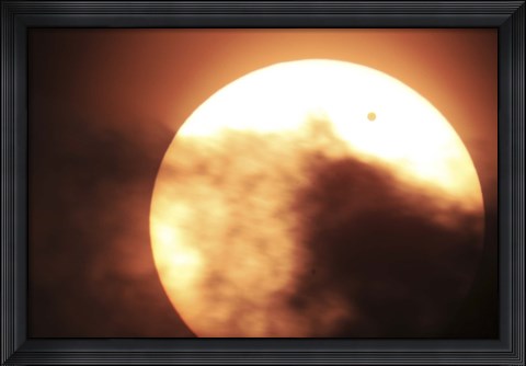 Framed Venus Transiting in front of the Sun III Print