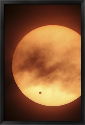 Framed Venus Transiting in front of the Sun IV Print