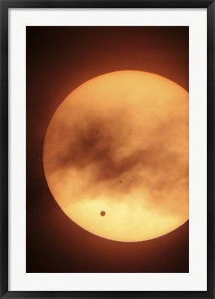 Framed Venus Transiting in front of the Sun IV Print