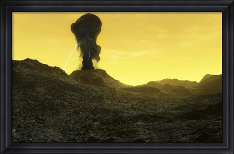 Framed Surface of Venus Print