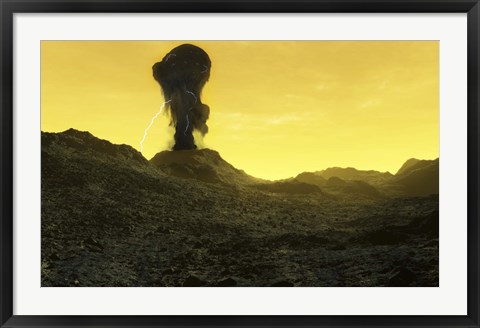 Framed Surface of Venus Print