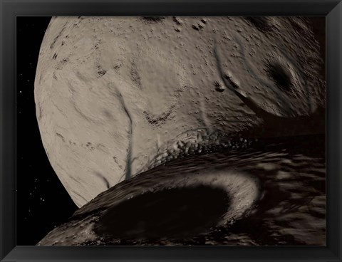 Framed Trojan Asteroid Hektor Print