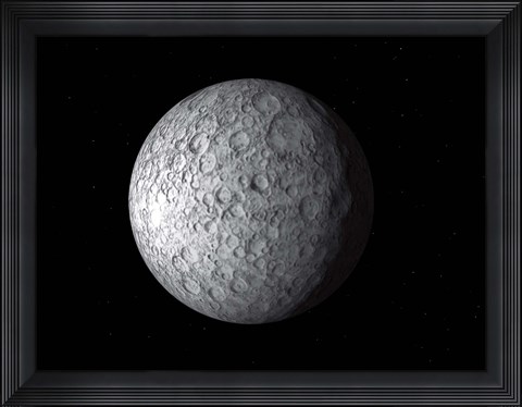 Framed Ceres, a large Asteroid Print