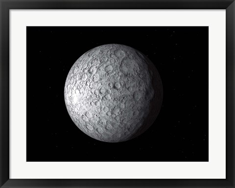 Framed Ceres, a large Asteroid Print