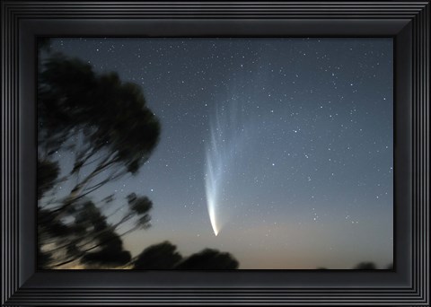 Framed Comet McNaught P1 Print