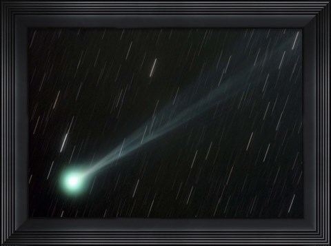 Framed Comet Lemmon Print