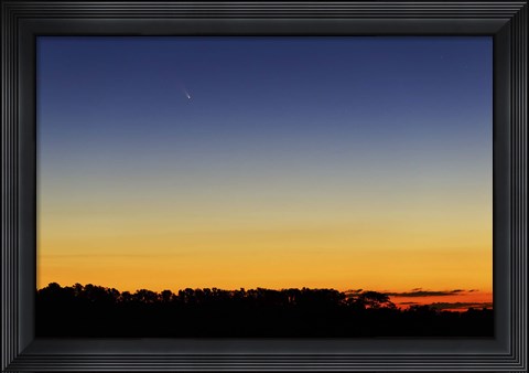 Framed Comet Panstarrs I Print