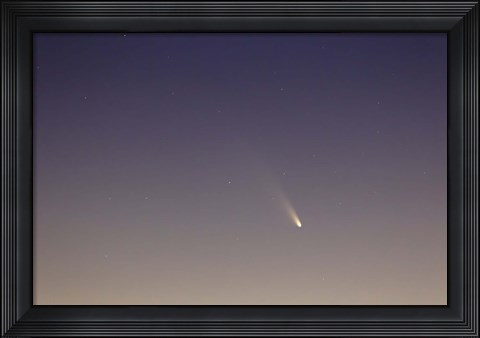 Framed Comet Panstarrs II Print