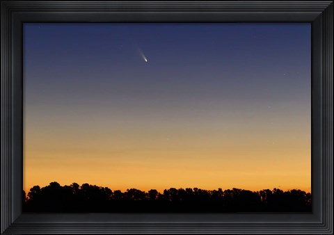 Framed Comet Panstarrs III Print