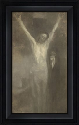 Framed Christ On The Cross, 1897 Print