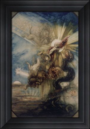 Framed Fall Of Phaeton Print