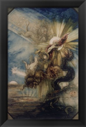 Framed Fall Of Phaeton Print