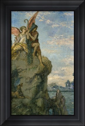 Framed Hesiod And The Muse II Print