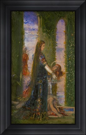 Framed Salome In the Garden, 1878 Print
