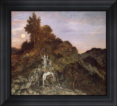 Framed Death Of Orpheus, 1890 Print