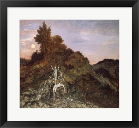 Framed Death Of Orpheus, 1890 Print