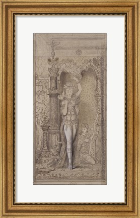 Framed Salome Dancing, 19Th Century Print