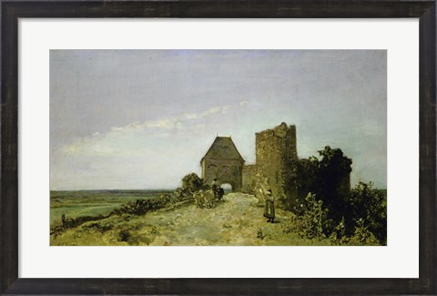Framed Ruins Of The Chateau De Rosemont, 1861 Print