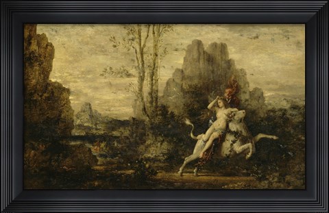Framed Abduction Of Europa, 1869 Print