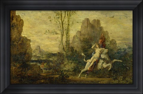 Framed Rape Of Europa, 1869 Print